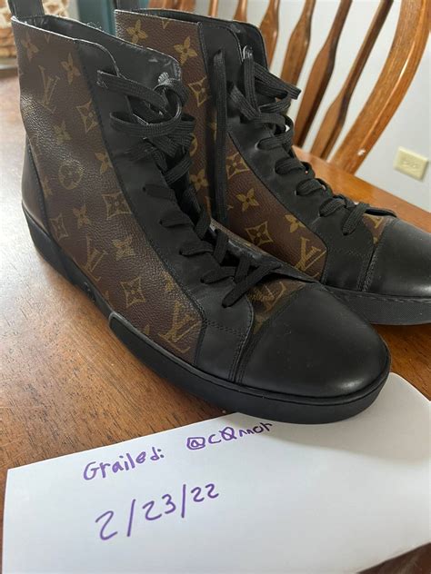 louis vuitton match up sneaker boot brown|louis vuitton fur lined boots.